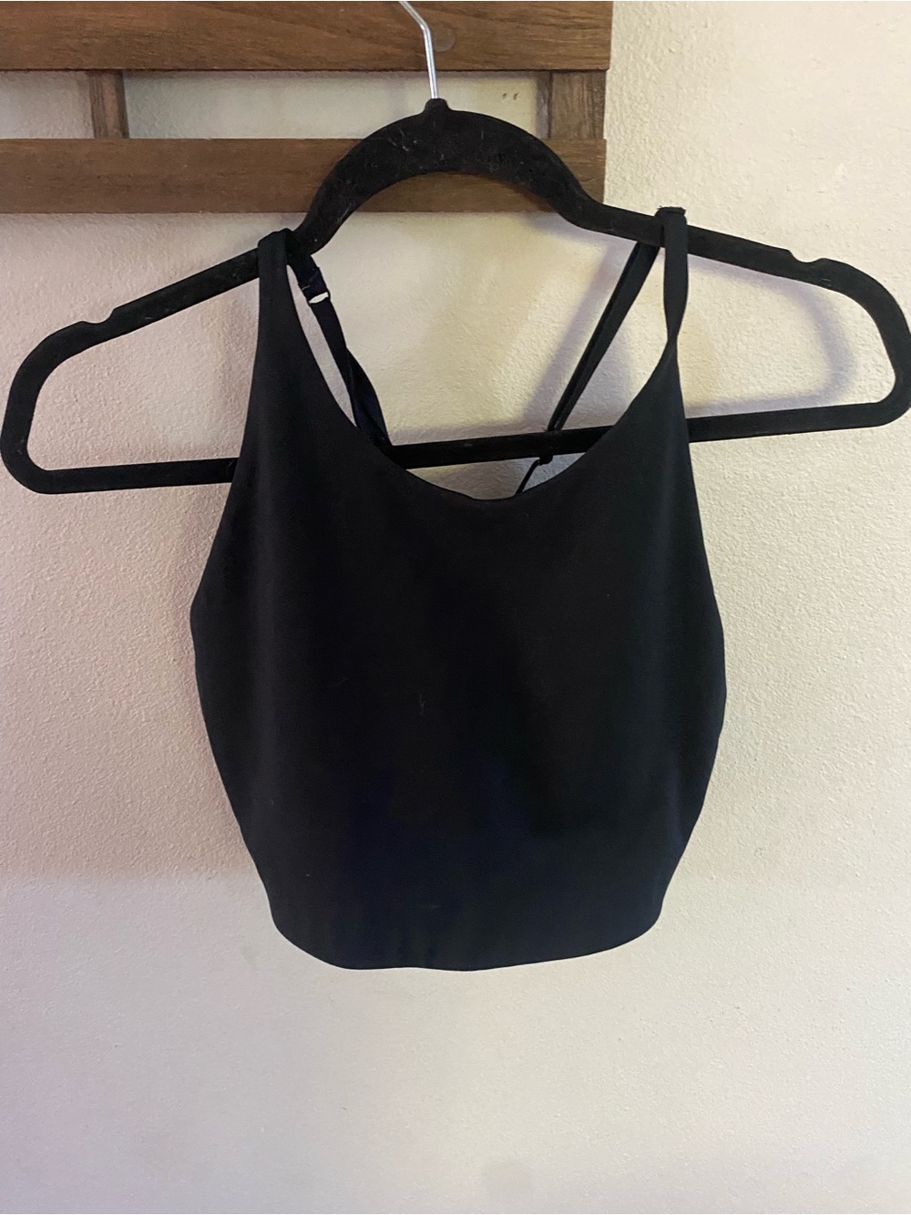 Girlfriend Collective Black Sports Bra‎ Size Large